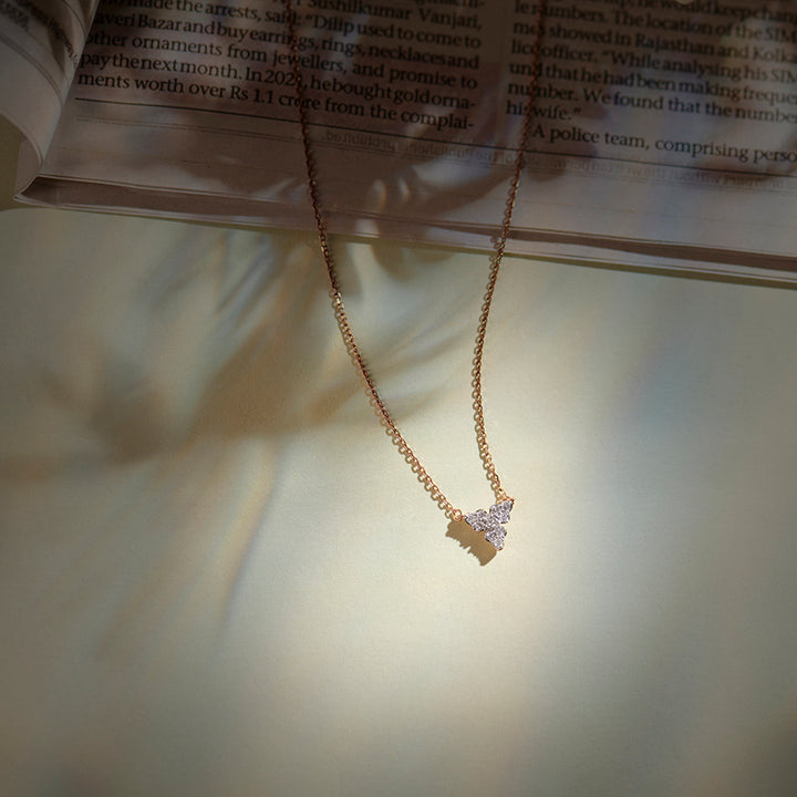 Trillium Diamond Necklace
