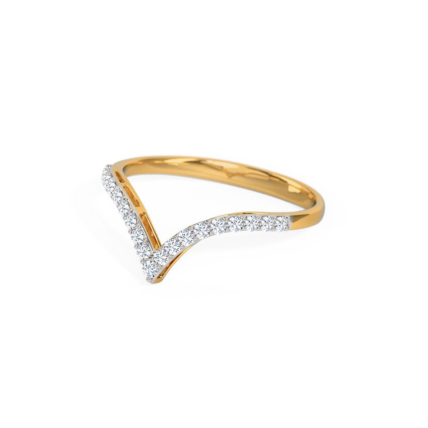 Vertex Glow Stackable Diamond Ring
