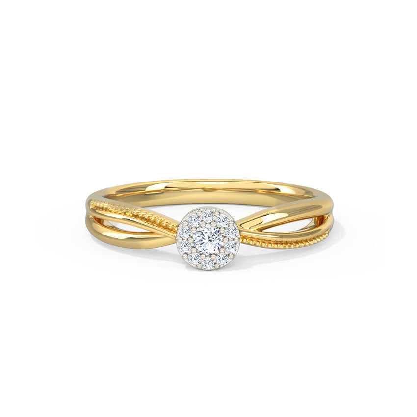 Twisting Brilliance Diamond Ring