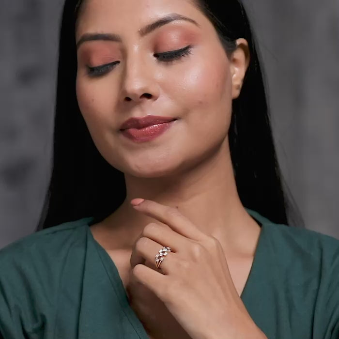 Radiant Scattered Miracle Diamond Band