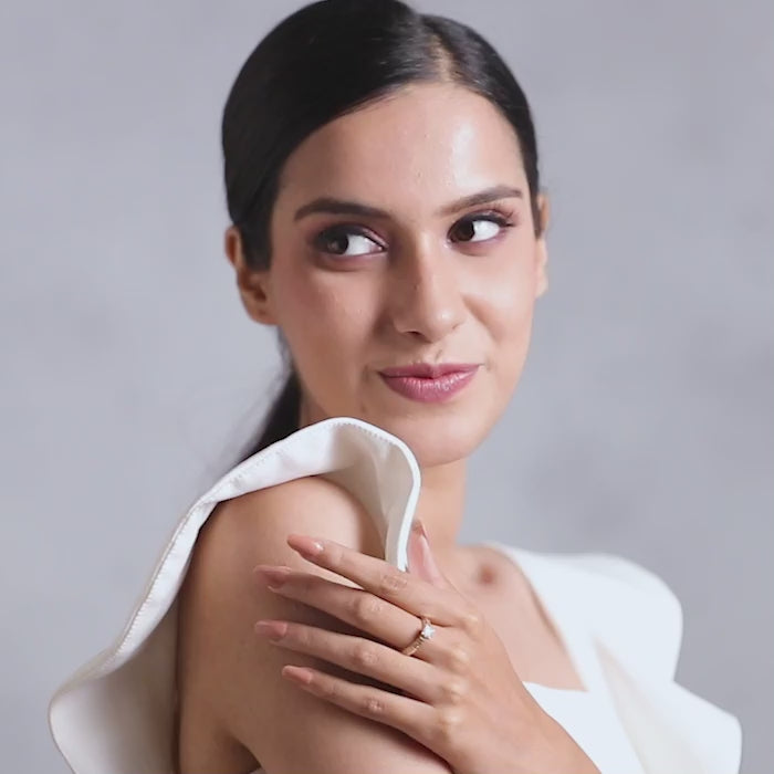 Lattice Spark Diamond Ring