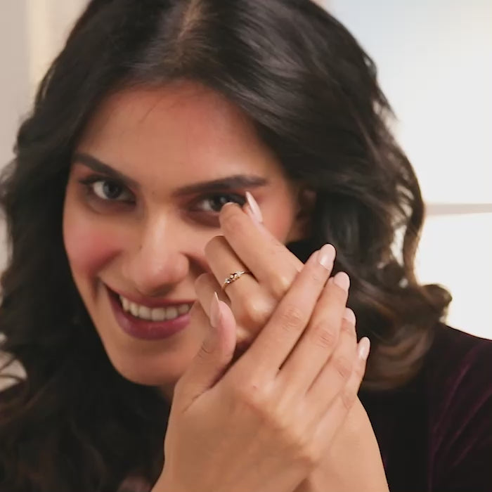 Radiant Harmony Diamond Ring