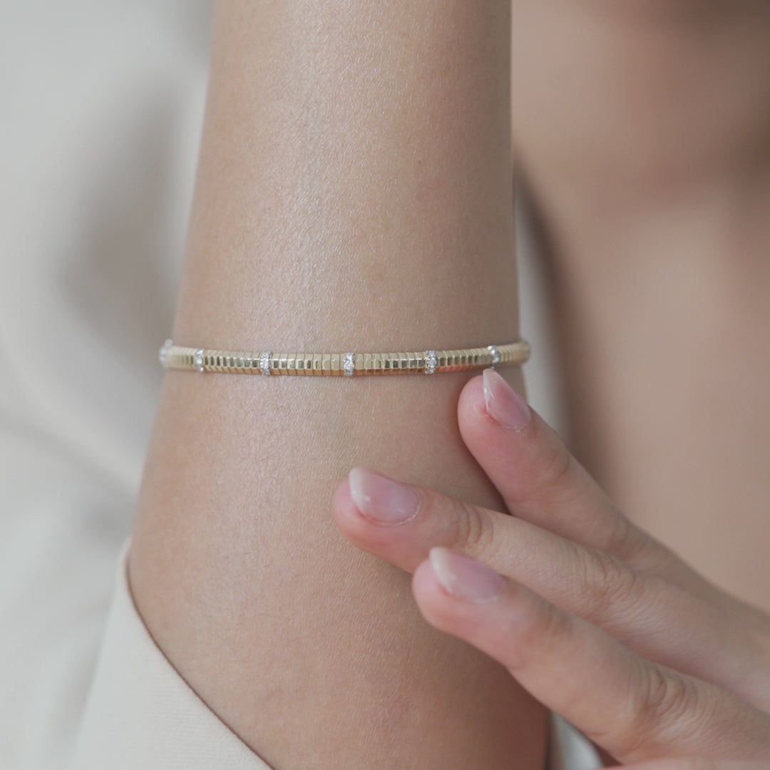 Zafira Diamond Bangle