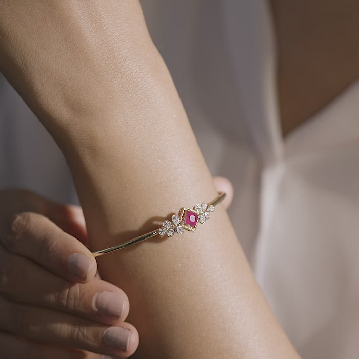 Celestia Adorn Diamond Tube Bracelet