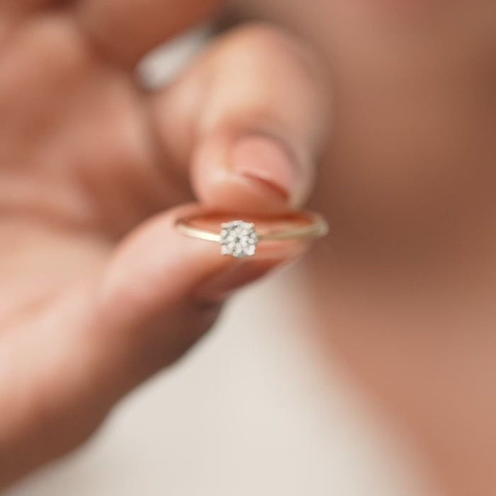 Graceful Quad Diamond Ring