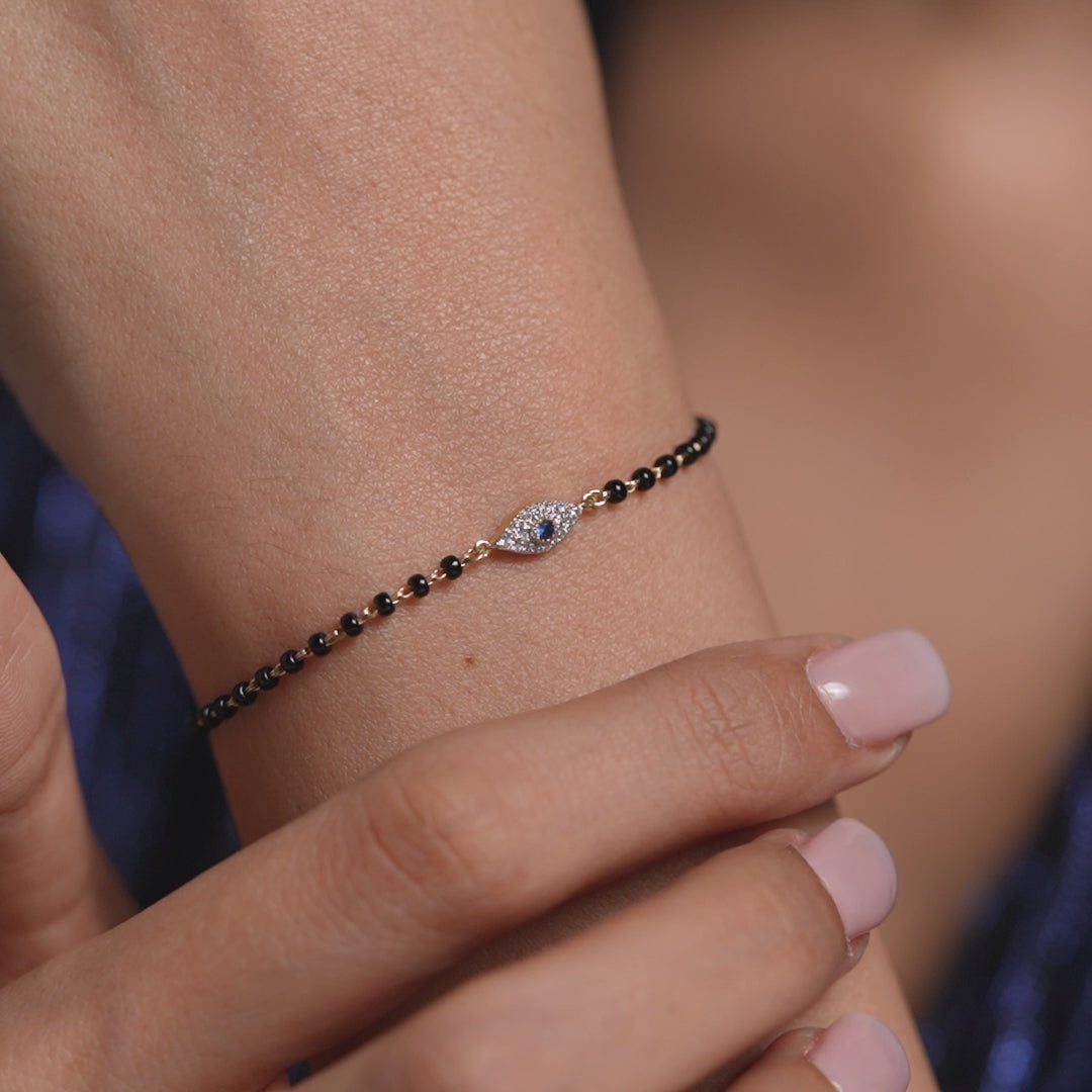 Zaya Evil Eye Mangalsutra Bracelet