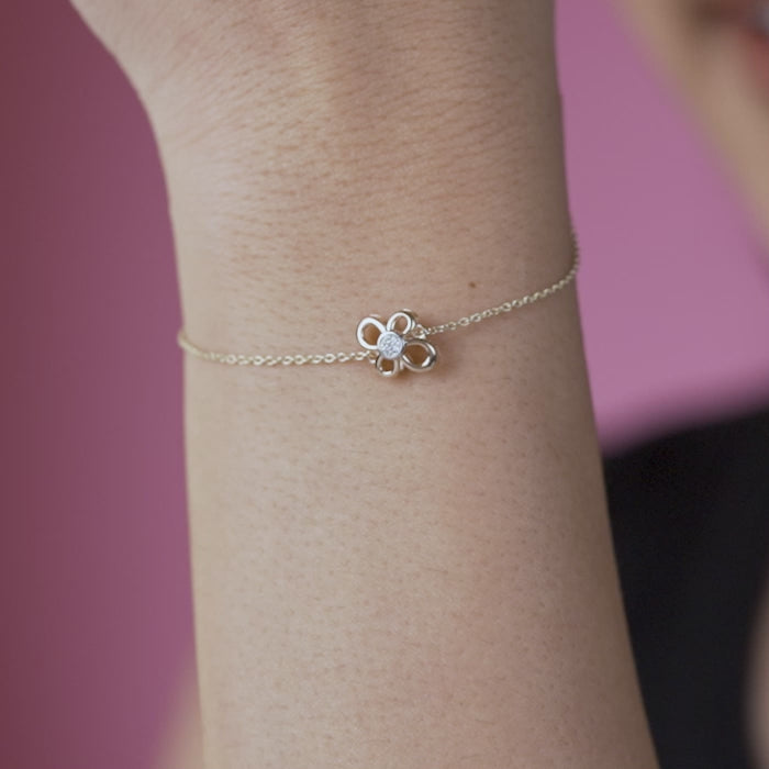 Lyra Blooming Diamond Bracelet