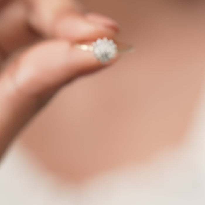 Aurora Glow Diamond Ring