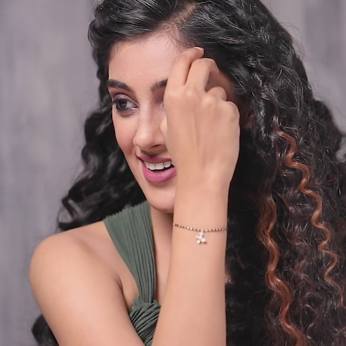 Noor Diamond Mangalsutra Bracelet