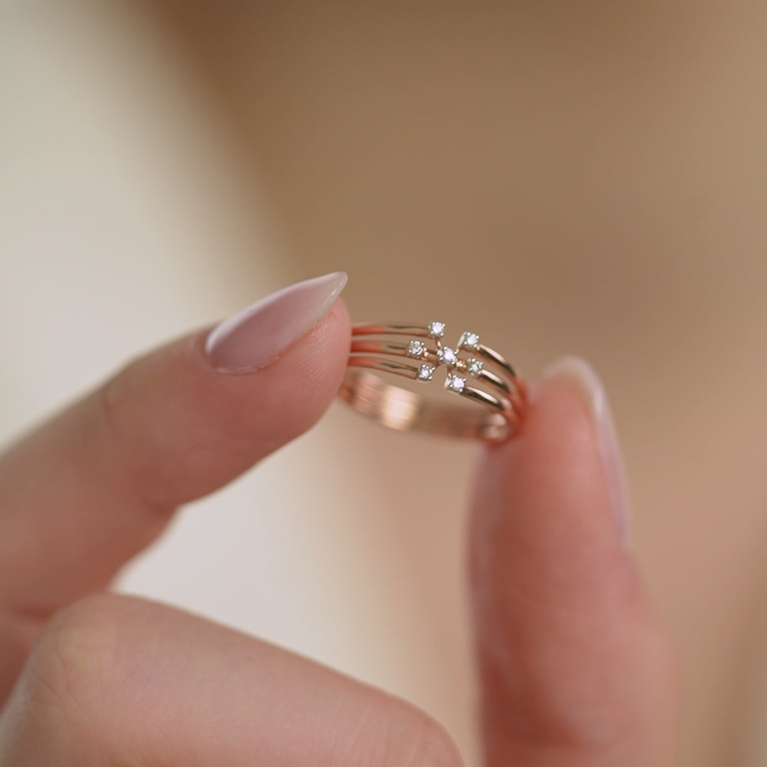 Trilight Brilliance Diamond Ring