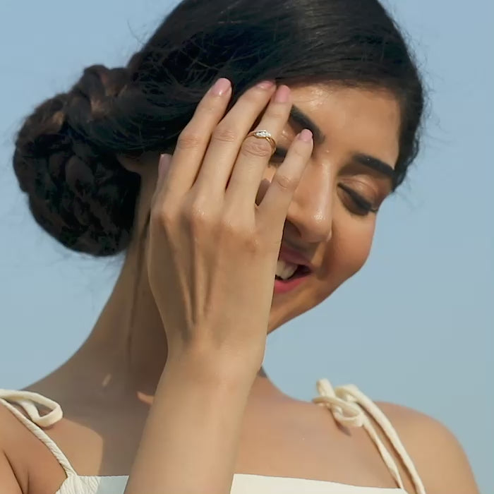 Triple Gleam Diamond Ring