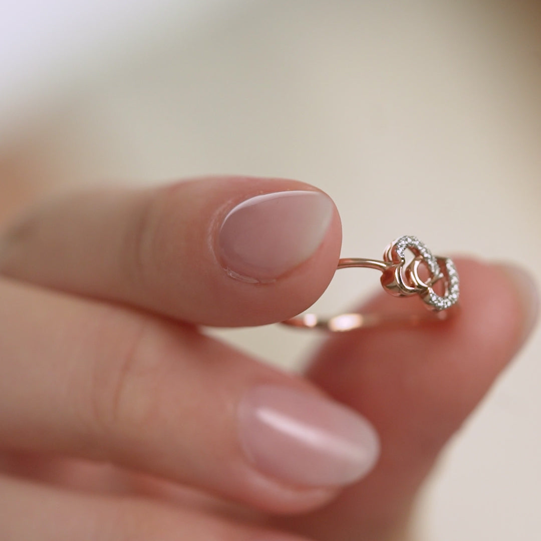 Eternal Embrace Heart Diamond Ring
