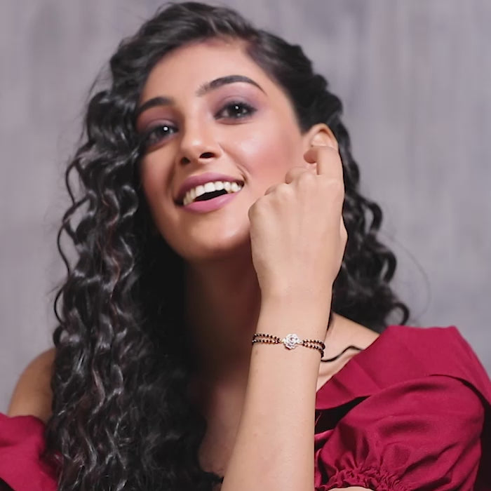 Samaira Diamond Mangalsutra Bracelet