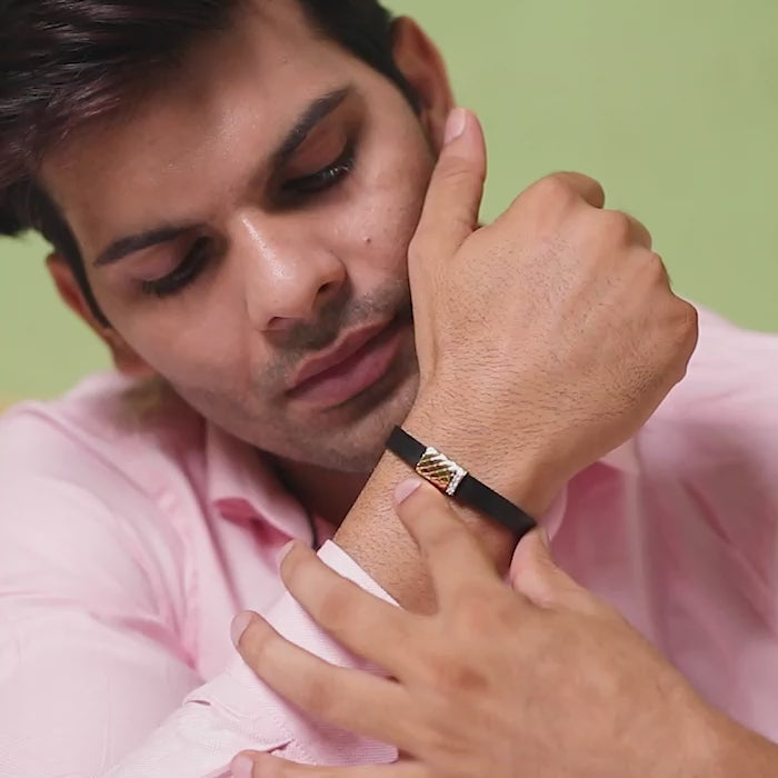 Titan Brad Diamond Bracelet for Men